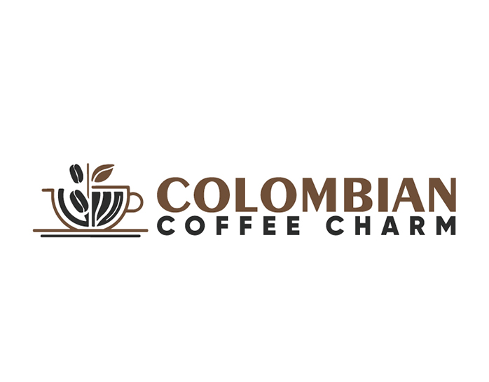 Colombian Coffee Charm | Logo Design for Coffee Beans Business