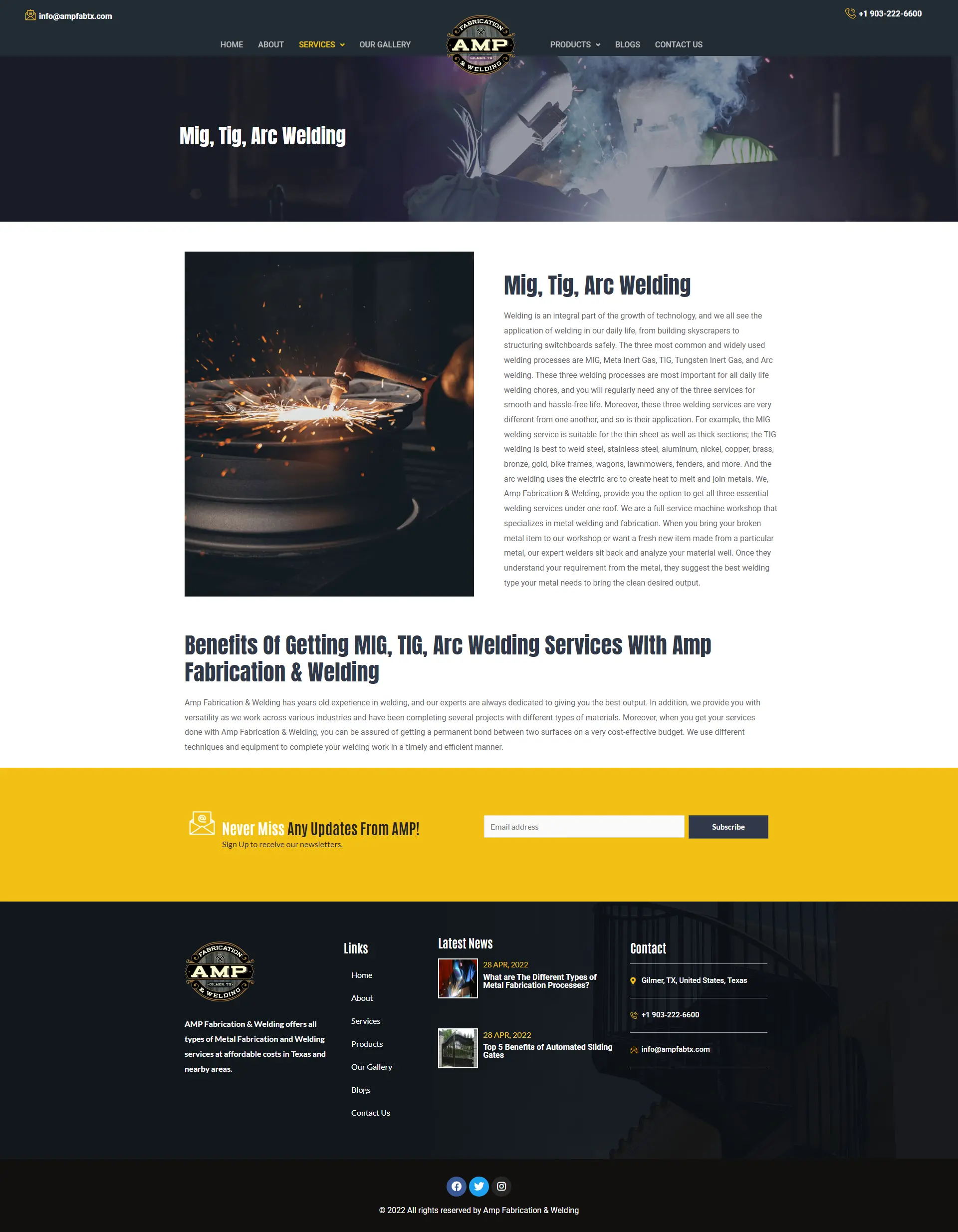 Welding, elegant theme