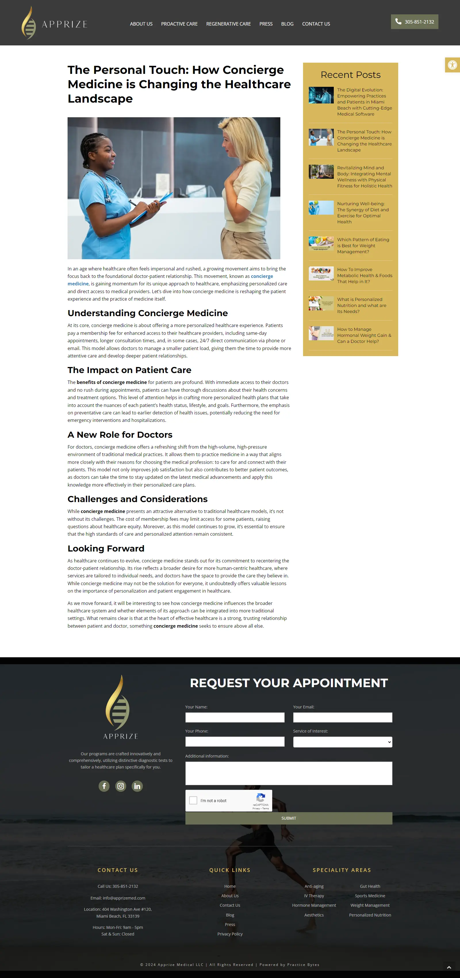 blog detail section design